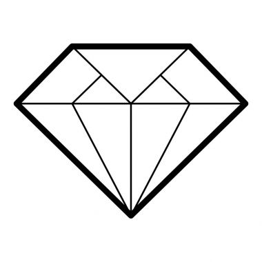 Basit baklava simgesini