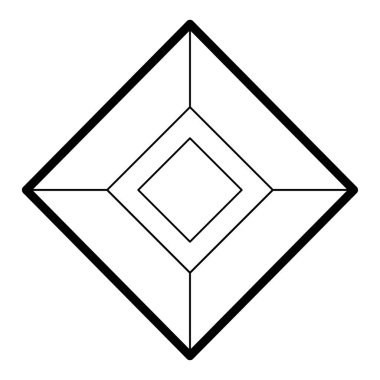 Basit baklava simgesini