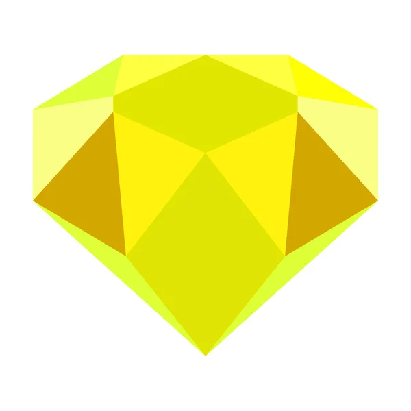 Icono de diamante simple — Vector de stock