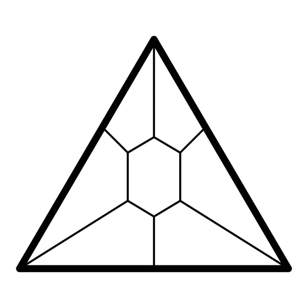 Eenvoudige diamanten pictogram — Stockvector