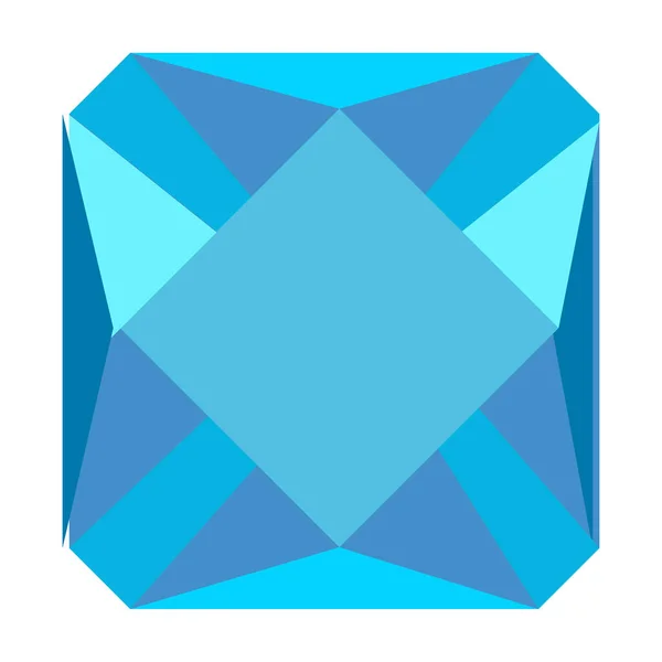Simple diamond icon — Stock Vector