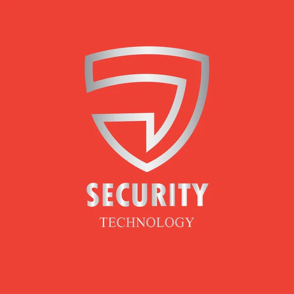 Logo de seguridad de escudo — Vector de stock