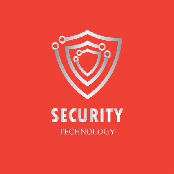 Logo de seguridad de escudo — Vector de stock