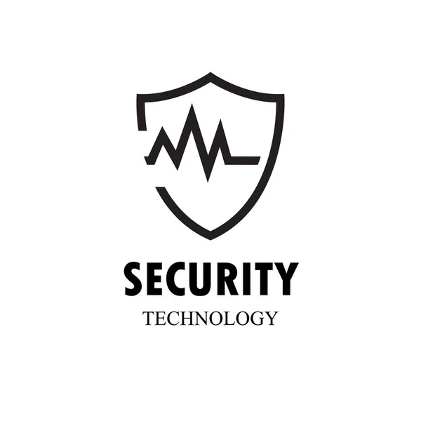 Logo de seguridad de escudo — Vector de stock