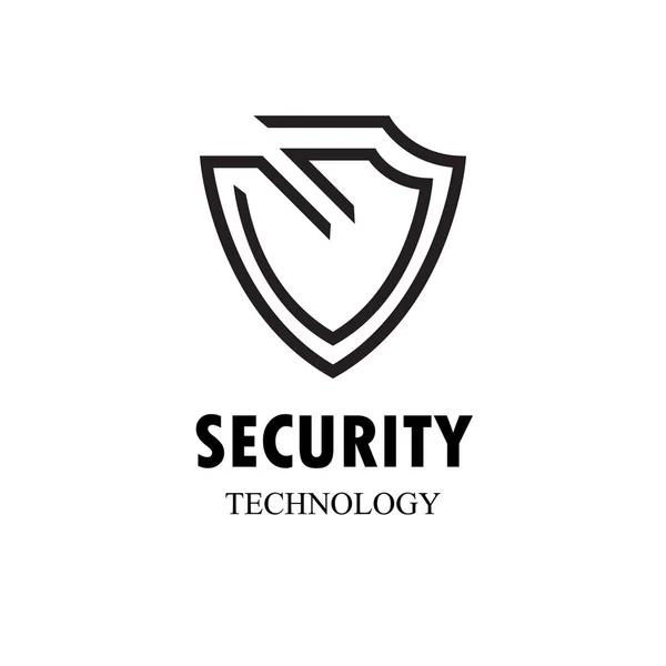 Logo de seguridad de escudo — Vector de stock