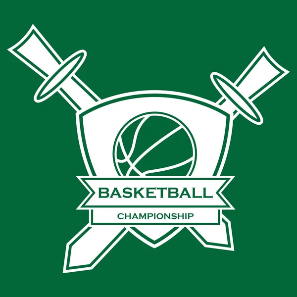 Basketbal logo vector — Stockvector