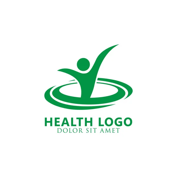 Soyut doğal sağlık logosunu görmeniz gerekir. Doğa sağlık sembol vektör