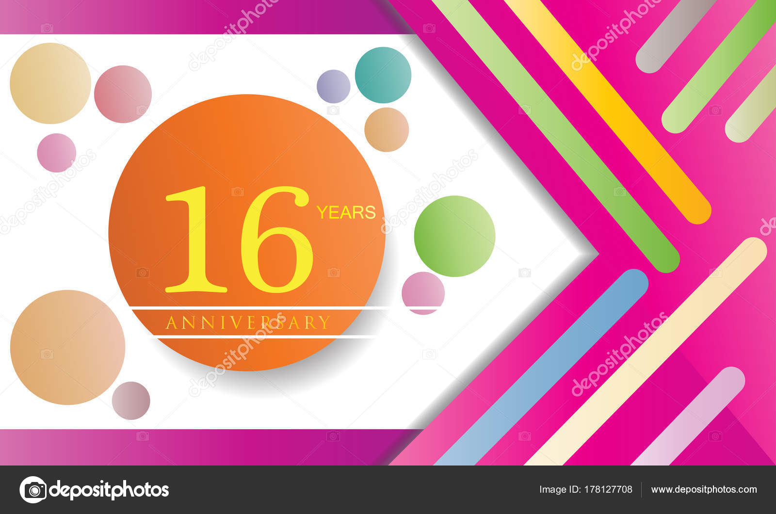 Logo Celebration Anniversaire Ans Design Plat Isole Sur Fond Blanc Image Vectorielle Par Zagoya123 Gmail Com C Illustration