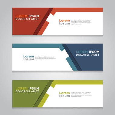 Vektör soyut tasarım afiş ağı şablonu.