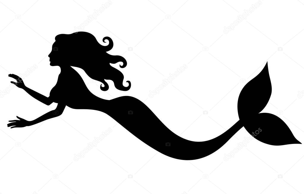Free Free 313 Silhouette Svg Mermaid Clipart SVG PNG EPS DXF File
