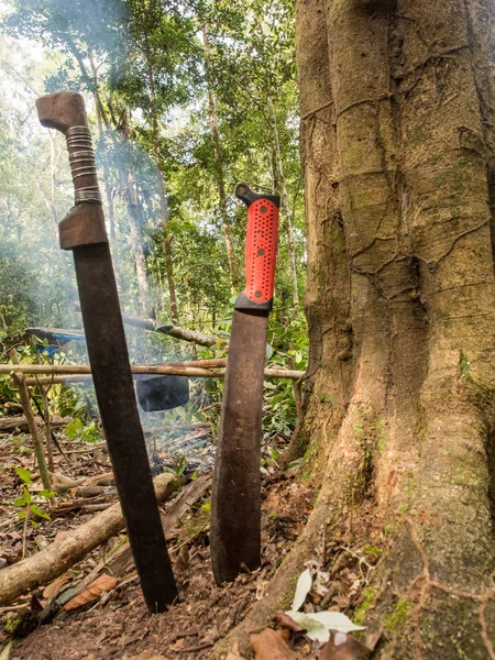 Макети Основной Инструмент Используемый Индейцами Джунглях — стоковое фото