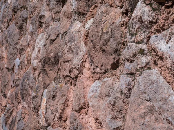 Red Wall Inca Historical Ruins Moray — Stock Photo, Image