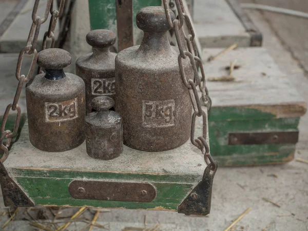 Metallgewichte — Stockfoto