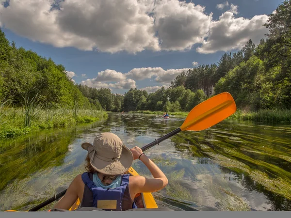 Excursión en canoa — Foto de Stock