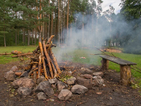 Feu de camp — Photo