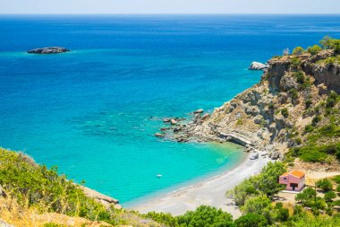 Bir görünümü Yunan Bay, Crete, Yunanistan