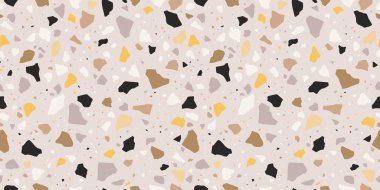Terrazzo vektörsüz desen. Modern fayans dokusu arkaplanı.
