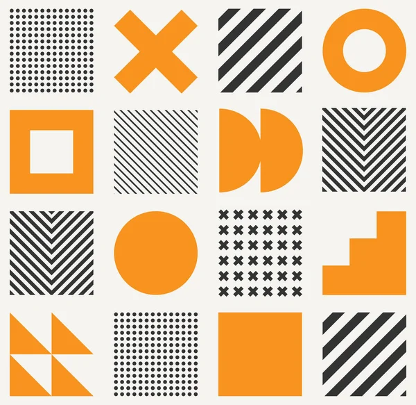 Basit şekilli vektör geometrik kusursuz desen. Soyut minimalist arkaplan.