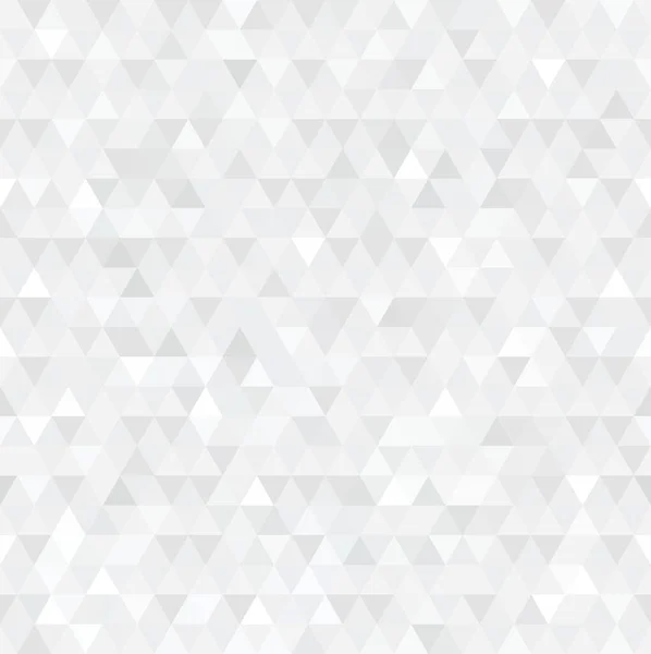 Vector monochrome triangular mosaic seamless texture. Abstract geometric pattern. — 스톡 벡터