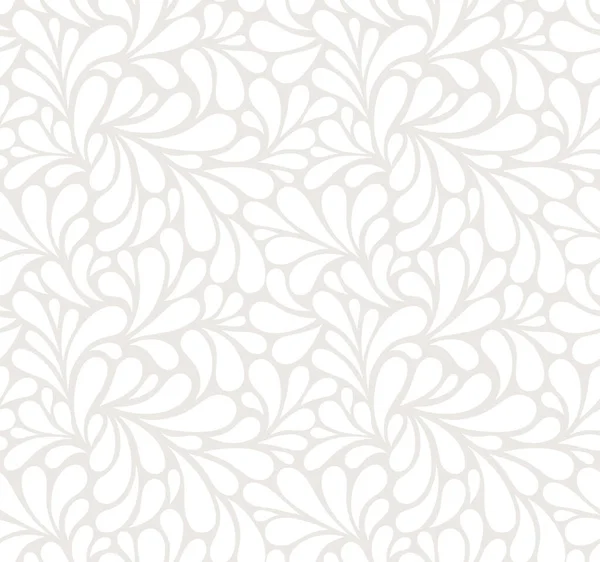 矢量无缝米色图案与白色水滴 单色抽象植物背景 单色风格质感 — 图库矢量图片