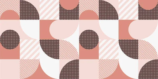 Monochromes Geometrisches Nahtloses Muster Skandinavischen Stil Abstrakter Vektorhintergrund Mit Verschiedenen — Stockvektor