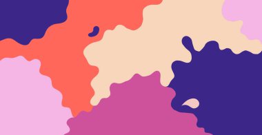 Renkli soyut arka plan. Çok renkli soyut şekilli modern vektör deseni. EPS 10