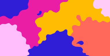 Renkli soyut arka plan. Çok renkli soyut şekilli modern vektör deseni. EPS 10