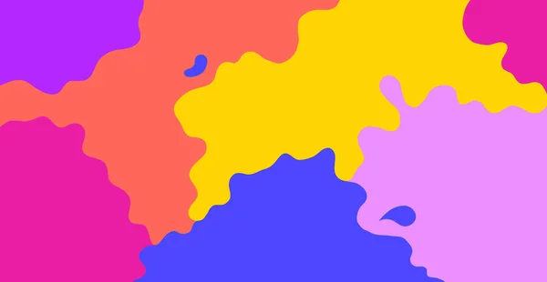 Fond Abstrait Coloré Motif Vectoriel Moderne Aux Formes Abstraites Multicolores — Image vectorielle
