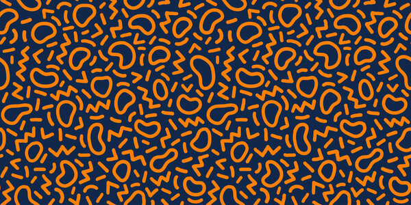 Цветной бесшовный геометрический узор. Современный абстрактный фон. Хипстерский стиль Мемфиса. EPS 10
