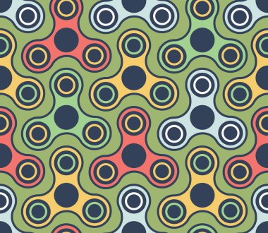 Topluca spinner içeren deseni.