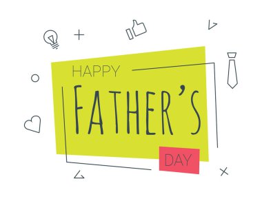 Babalar günü konsepti