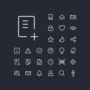 Yeşil arkaplanda belge ekleme simgesi. Web ve mobil uygulamalarda kullanılacak evrensel doğrusal simgeler.