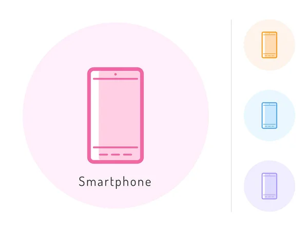 Vecteur Icônes Smartphone Symbole Smartphone Pour Conception Votre Site Web — Image vectorielle