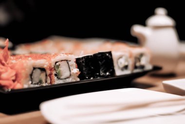 Suşi, rulo, Asyalı, yemek, akşam yemeği