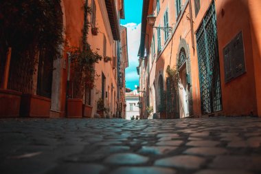 İtalya, Venedik 'te güzel dar bir cadde