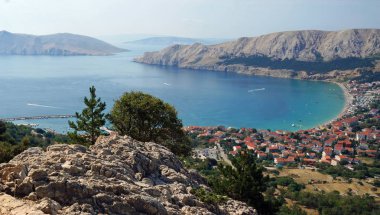 Hırvatistan bir koyda görünümünü