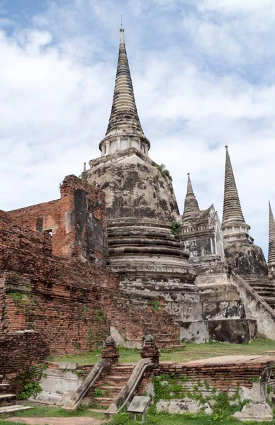 Rundreise Thailand Juli 2017 - ayutthaya - wat phra sri sanpet — Stockfoto