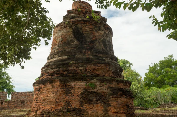 Viaggio di andata e ritorno Thailandia luglio 2017 - Ayutthaya - Wat Phra Sri Sanpet — Foto Stock