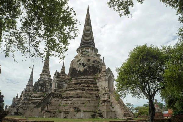 Rundreise Thailand Juli 2017 - ayutthaya - wat phra sri sanpet — Stockfoto