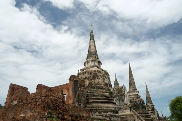 Round trip Thajsko červenec 2017 - Ayutthaya - Wat Phra Sri Sanpet — Stock fotografie