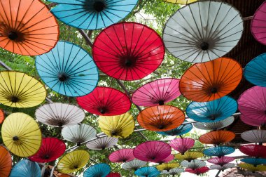 San Kampheng kağıt şemsiyeler kağıt üretimi