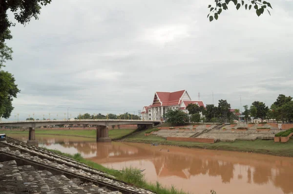 Tajlandia podróż lipca 2017 - świątyni Lampang Luang — Zdjęcie stockowe