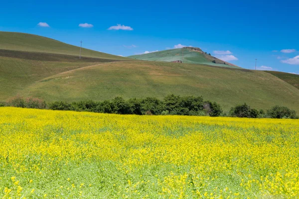 Typiska springtime basilicata landskap — Stockfoto
