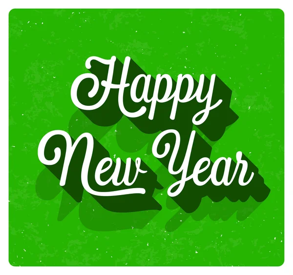 Szczęśliwego nowego roku kartka z życzeniami. — Wektor stockowy