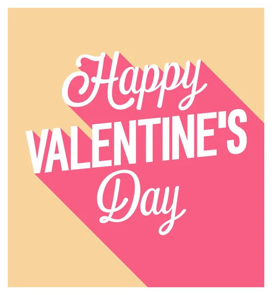 Happy Valentines Day greeting card. — Stock Vector