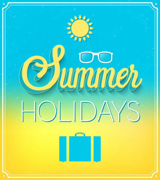 Типографический дизайн летних каникул
.