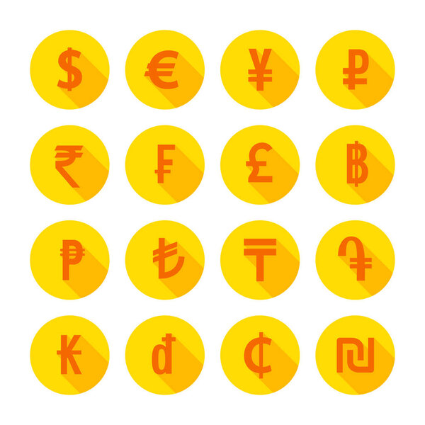 Money icons set.