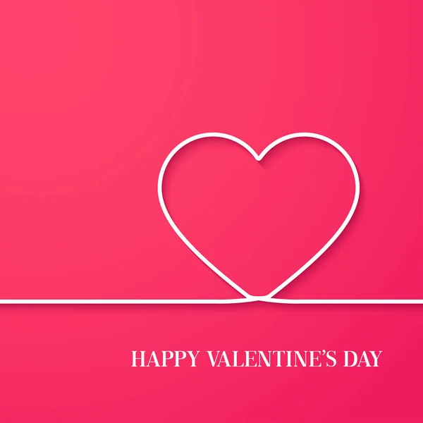 Tarjeta feliz día de San Valentín. — Vector de stock