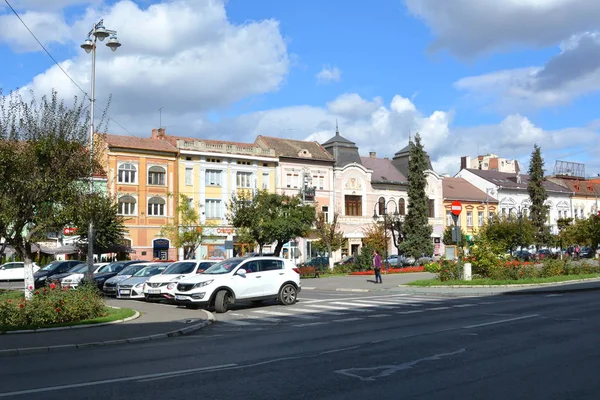 Typical Urban Landscape Romanian Town Targu Mures Transylvania — Stock Photo, Image