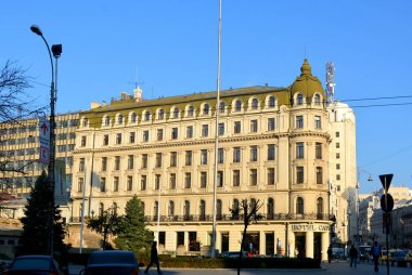 Merkezi Bükreş - Bükreş'te tipik kentsel peyzaj